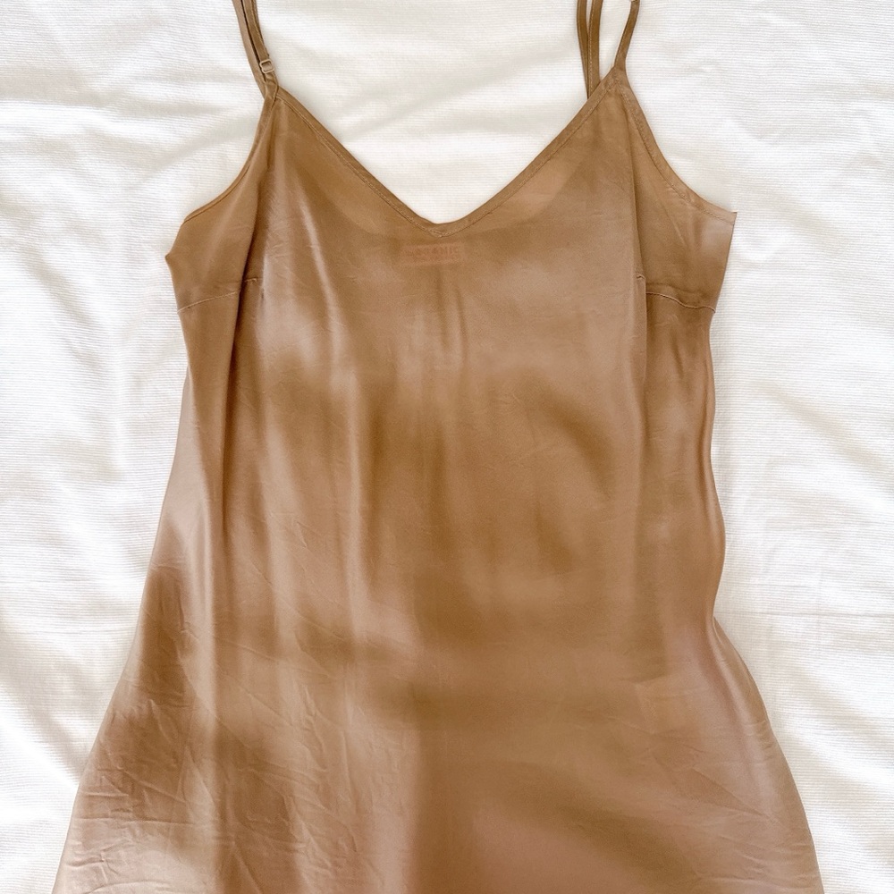 Lavendar Satin adjustable strap tank
